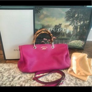 Gucci Medium Bamboo Shopper Tote